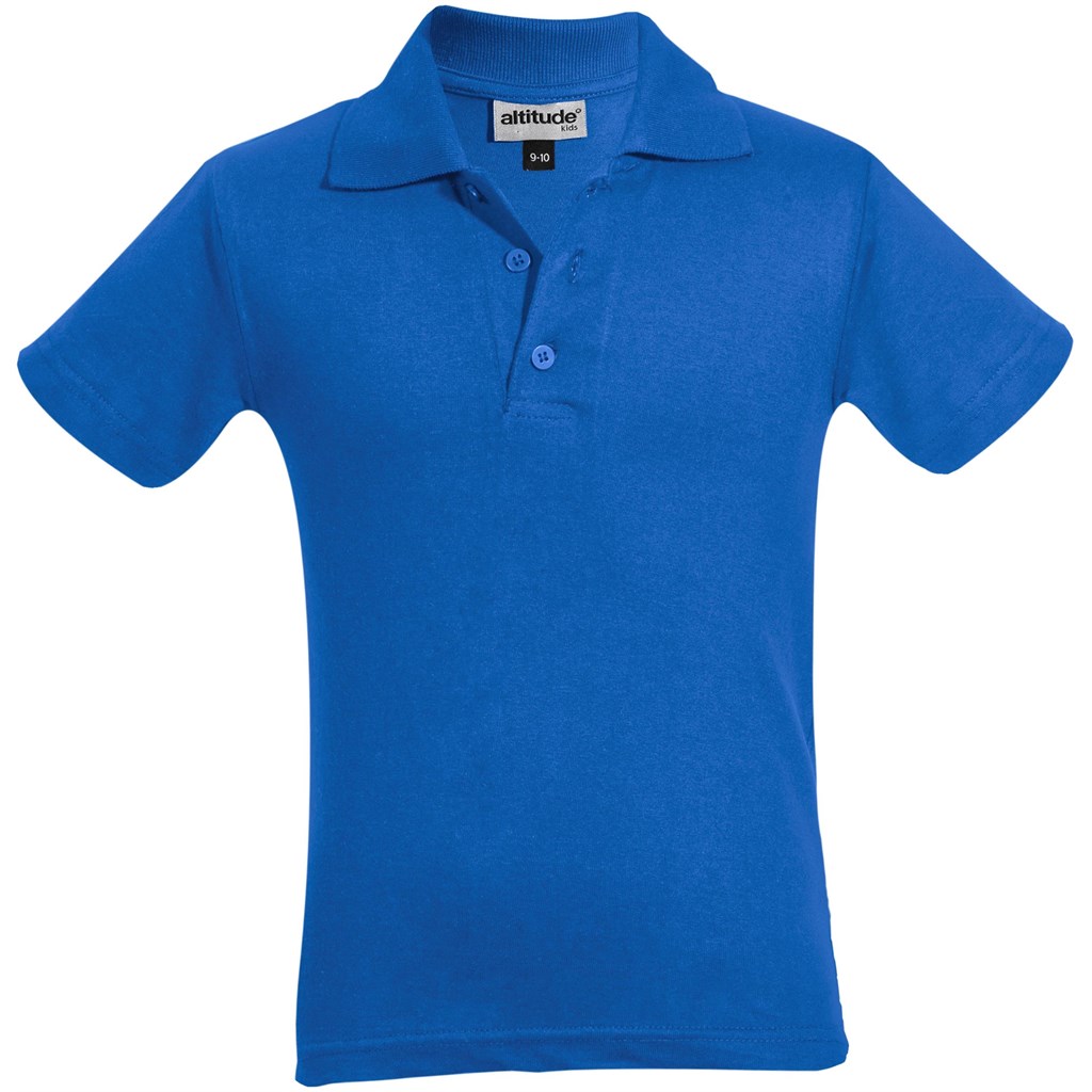 Kids Michigan Golf Shirt – Royal Blue – Quality Print